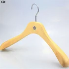 YT-178 luxury natural wooden coat hanger