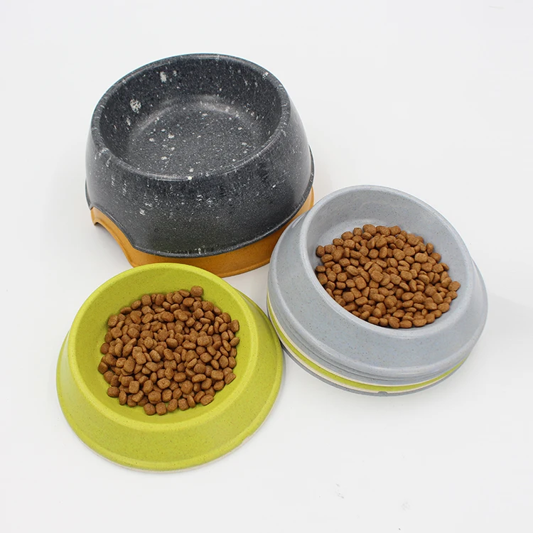 High quality bamboo fiber natural cat/dog food feeding pet bowl