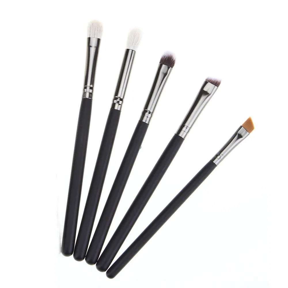 5pcs eyeshadow makeup brushes set pro rose gold eye shadow