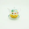 700cc Lion Ceramic Teapot And Cup In One Cartoon giraffe porcelain Tea Set For one Person