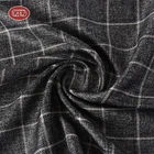 2019 New design woven plaid uniform pants classic mens TR suit fabric