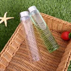 280ML Free Sample Bottle, High Quality Drinking Plastic Bottle, Plastic Beverage Bottle With Stainless Cap Wholesale