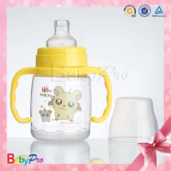 Wholesale New Product Toxic & Bpa Free Glass Breast Shaped Vacuum Flask Feeding Baby Bottle