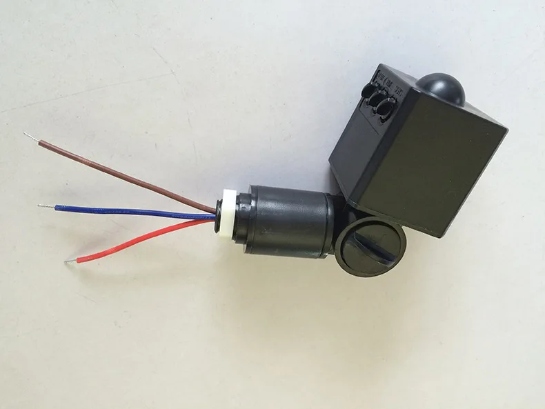 2018 outdoor IP54 adjustable Waterproof microwave motion sensor switch flood light sensor switch