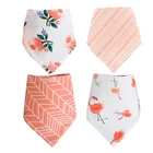 Wholesale Soft 100% Cotton Double Layer Printed Dog Bandana