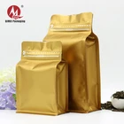 Stand Up Ziplock Valve Packaging Pouch For Coffee , Aluminium Foil Bag