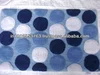 BATH MATS AND BATH RUGS ROUND TOPPING BLUE