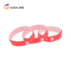 GJ-6070 customized water proof plastic bracelet wristbands for events
