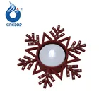 Home Decoration Candle Tealight Holder Metal Christmas Snowflake Tealight Candle Holder