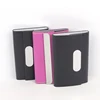 Hauhao brand book shape custom metal and pu name card holder/square pattern credit card holder