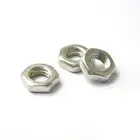 Stainless Steel Thin Hexagon Nuts Jam Thin Nut Half Nut M3 to M8 Metric