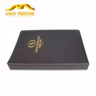 Hot sale office pu leather certificate folder A4 A5 size hard cover file folder
