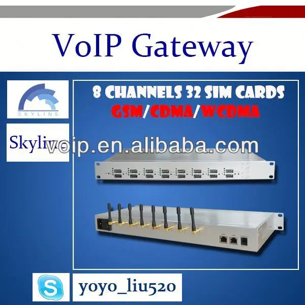8 ports 32 sims voip gateway support GSM/CDMA/WCDMA voip pbx phone system 8 ports 32 sims voip gateway support GSM/CDMA/WCDMA voip pbx phone system