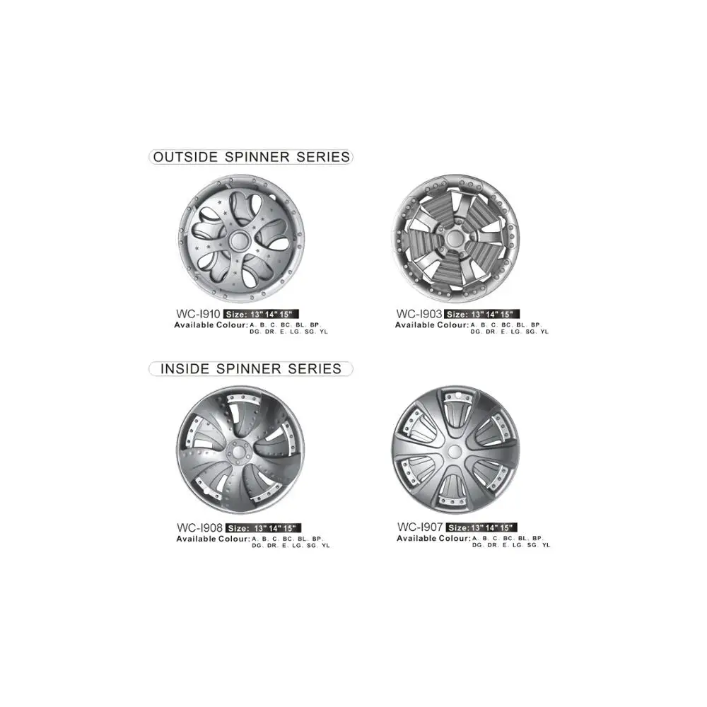 13 spinner hubcaps