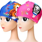 customized logo printed waterproof swimming cap