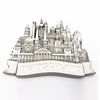 High Quality Custom Germany Souvenir Magnets Pewter 3D Metal Fridge Magnet Collectible Magnets