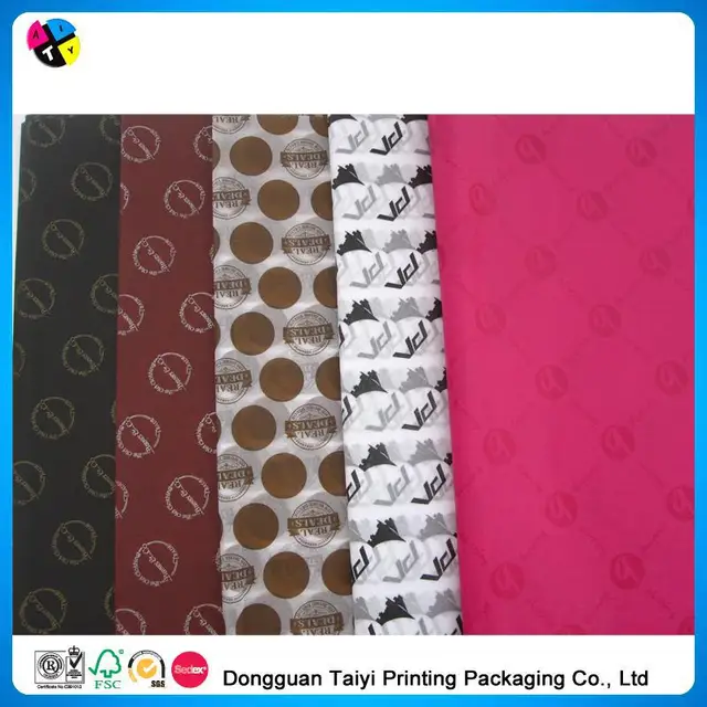 gift tissue paper/waterproof packaging brand paper/gift wrapping