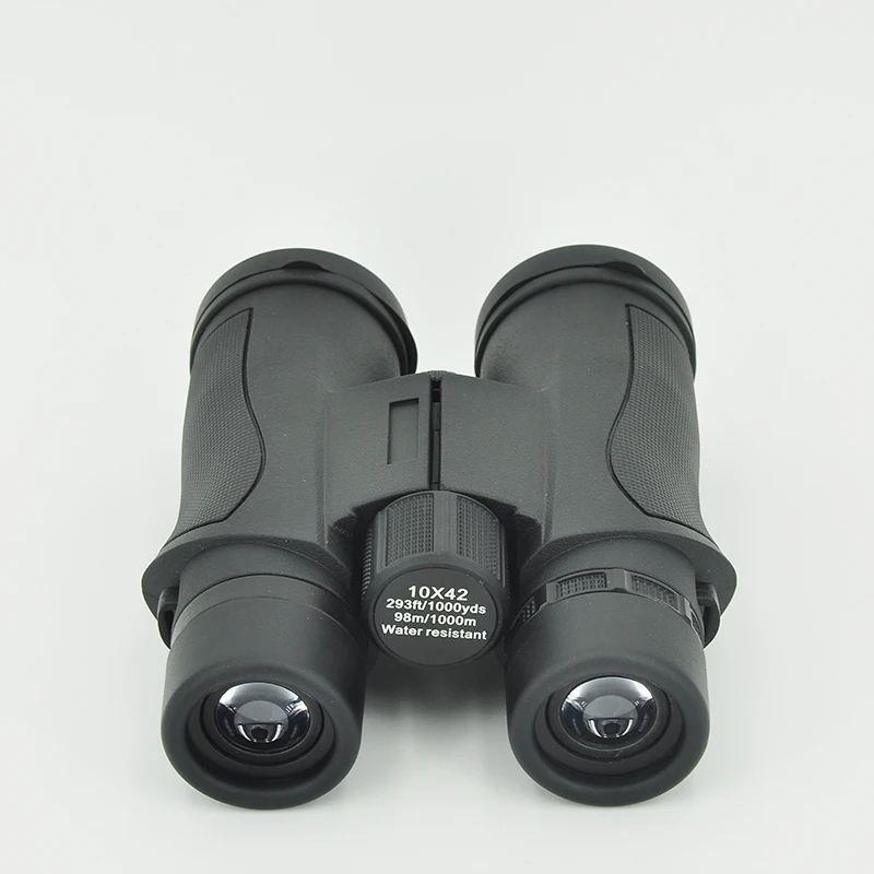 Roof Long Range Military Compact Waterproof Binoculars Bak4 for Adults Hunting 10x42 Made in China