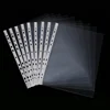 A4 Size Clear Poly PP Plastic 11 Holes Inner Pockets Sheet Protector