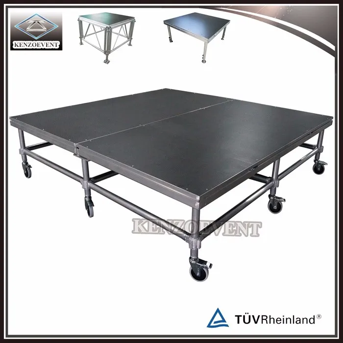 Aluminum Rolling Drum Risers White Acrylic Stage On Sale Buy Rolling