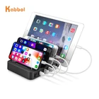 6.8A 4 Port Usb Charging Station Multiple Usb Charger Docking Station - Compatible with IOS,Android,Smartphone