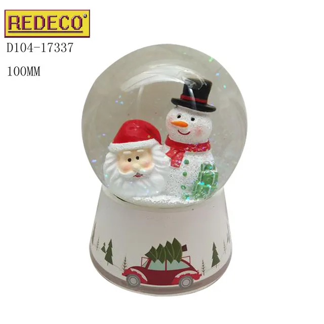 hot sale resin christmas snow globe gift