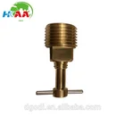 Customized CNC Machined Bronze/Brass Drain Plug with handle