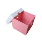 Twin Wall Polypropylene Sheet Custom Pink Plastic Tin Box Square