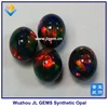 Lab Created Round Beads Black Synthetic Opal Stones Manufacturers Gemstone, Opals for Sale