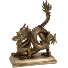 Modern Brass Animal Statue Outdoor Large Decor Modern Bronze And Brass Chinese Dragon Statue For Sale