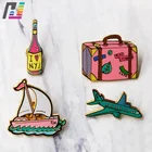 Revers Broches Fabricants Bas MOQ Logo Personnalisé Émail Épinglette Pour Souvenir