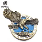 custom metal 3D eagle us states ketchikan alaska fridge magnet tourist souvenir