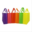 Hot sale printable custom logo non woven shopper bag