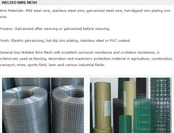 cheap galvanized welded wire mesh for rabbit cage/dog cage