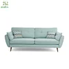 Nordic Style Modern Wooden Fabric Living Room Furniture Sofa