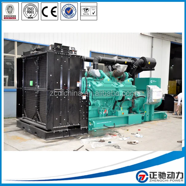 sound-attenuated enclosure 1000kva diesel generator with cummins