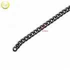 Gunmetal handbag metal link chain decoration purse chain for sale