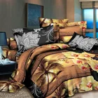 Comforter Microfiber Printed Bedding Set 3d Bed Sheet /duvet Cover /three Pieces Set