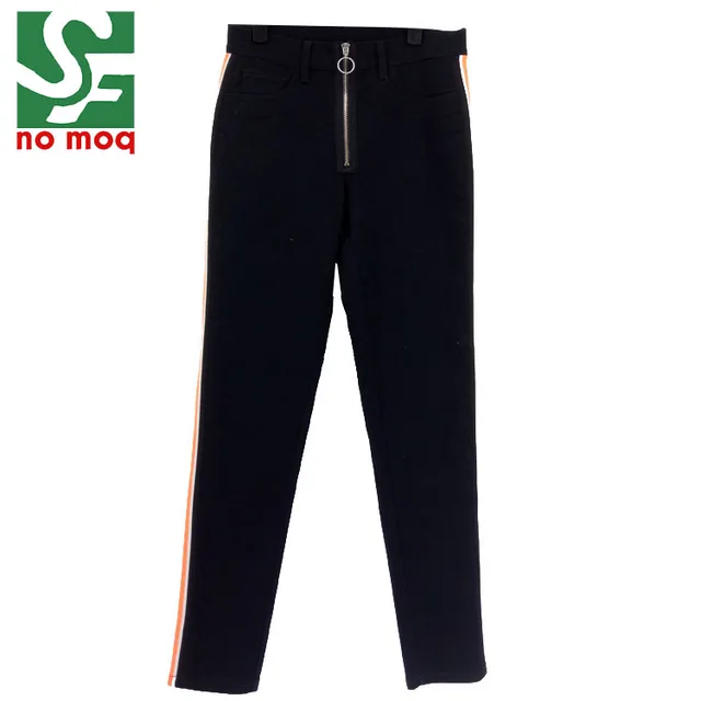 High Waist Ladies Long Pants Women Slim Jeans Trousers