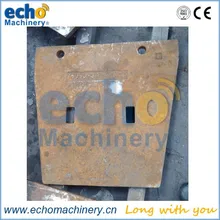 high Mn13%,Mn18%,Mn22% Terex Finlay jaw crusher parts liner plate