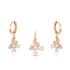 63967-Rose Gold Jewelry Set,Fashion Wedding jewel set