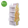 Magic Automatically Assembly Corrugated Display Stand Christmas Tree Shaped For Gifts Promotion