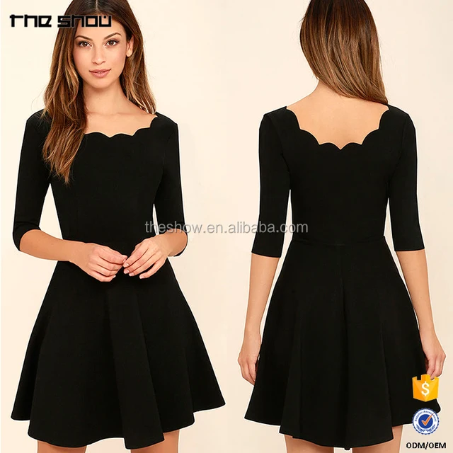 black dress formal