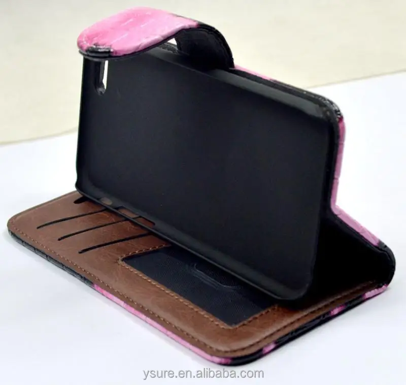 Pink Crocodile Pattern Top Grade Flip Wallet Leather Phone Case For Lenovo P90 With Plaid Pattern Lining