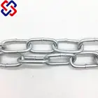 2mm Din5685C White Electro Galvanized Q235 Steel Link Chain