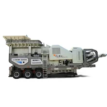 New System High performance mobile crusher screening plant