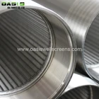 Steel 316L Stainless Slotted Wire Water Filter Screen Pipe For Deep Well