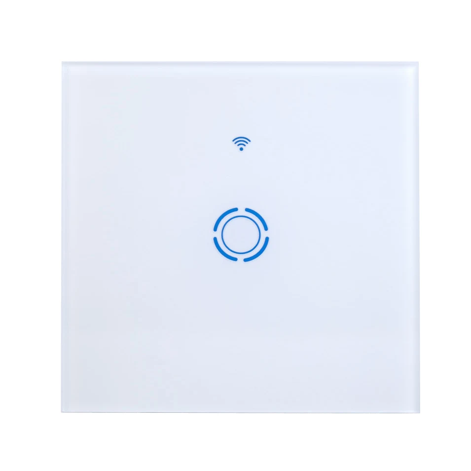 New eWelink 1 2 3 Gang 1 way Wifi Control Switch via Android IOS, Wireless Control Light Touch Wall Switch for Smart Home-1