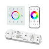 Led rgbw Strip controller Wall Touch panel 2.4GHz RF Remote wireless 4 zone RGBW Led Controller V4 4CH*5A Receiver