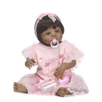 newborn baby doll girl black